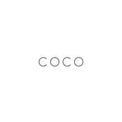 Coco and Palm Trees logo
