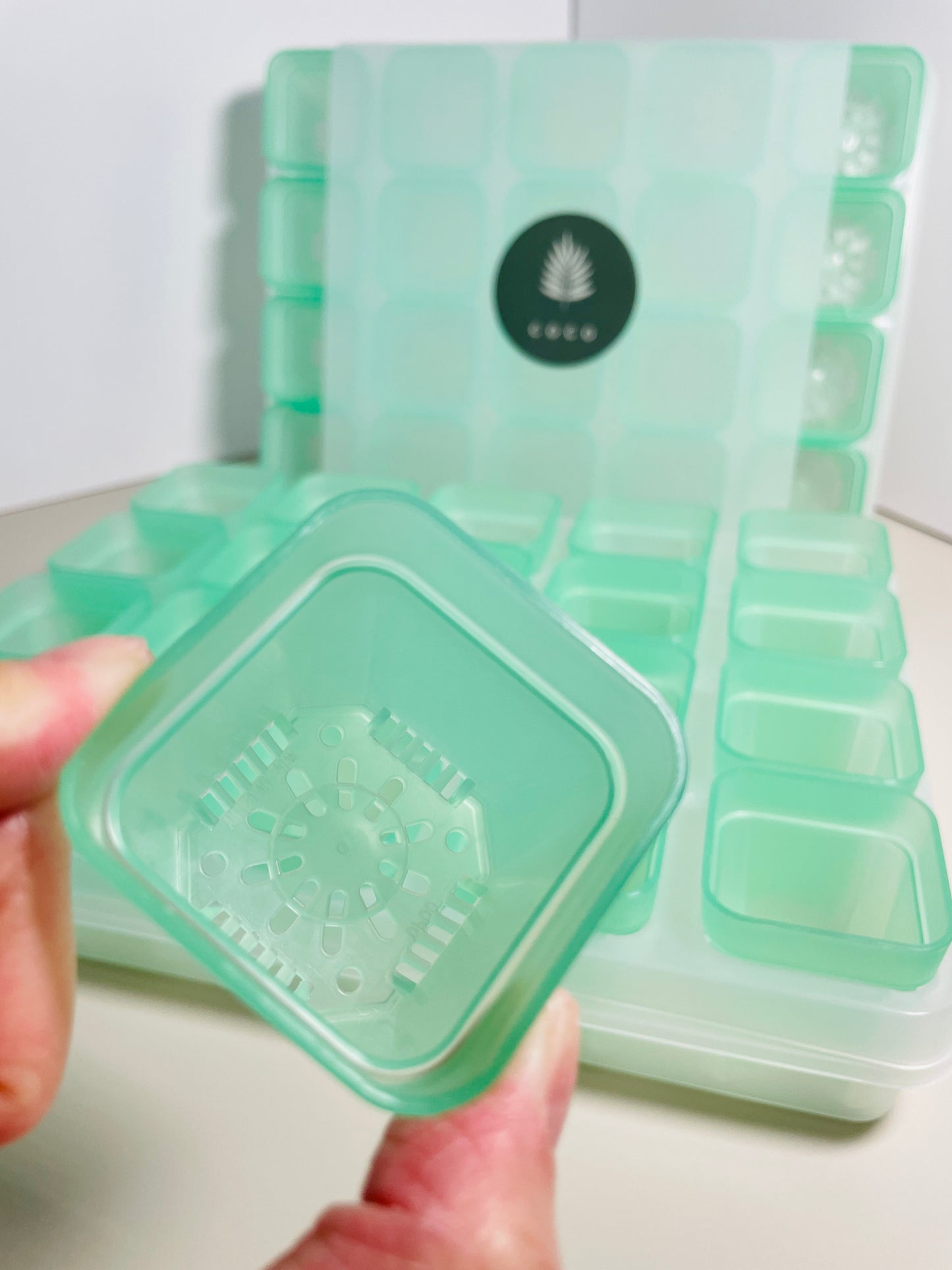 Emerald Green Mini Tray Set