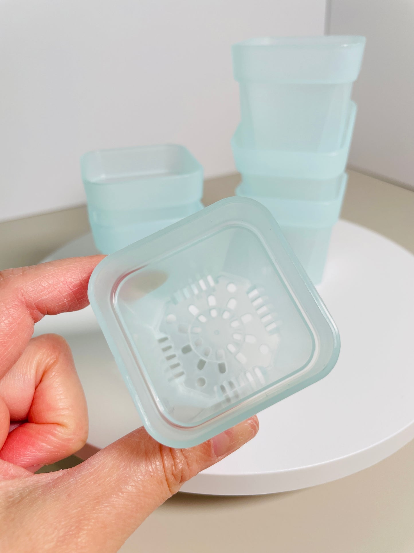 Blue Mini Tray Set