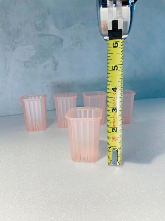 Pink Tall 1.75"Pots