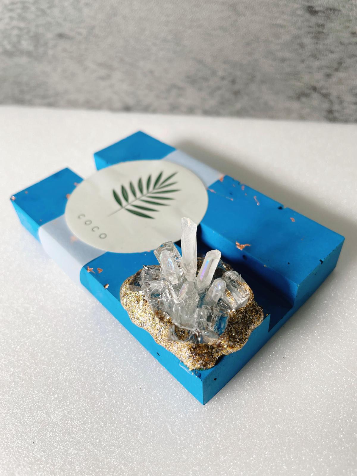 Business Card Holder / Phone Stand - Coco Crystal